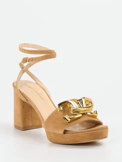 – Sandalen aus Veloursleder camel-Konstantin Starke