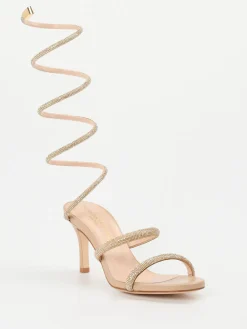 – Sandaletten aus Metallicleder nude-Konstantin Starke Hot