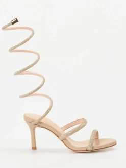 – Sandaletten aus Metallicleder nude-Konstantin Starke Hot