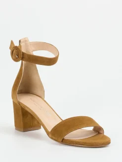 – Sandalette aus Veloursleder cognac-Konstantin Starke Online