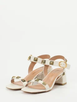 – Sandalen aus Lammleder cremeweiß-Konstantin Starke Clearance