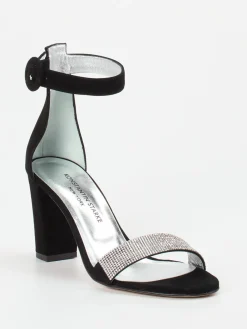 – Sandalette aus Veloursleder-Konstantin Starke New