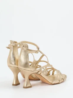 – Sandaletten aus Metallicleder farben-Konstantin Starke Online