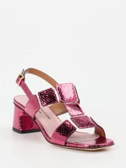 – Sandalette aus Metallicleder-Konstantin Starke Clearance