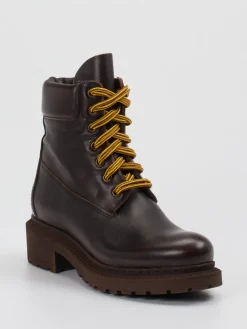 – Schnürboots aus Kalbleder Dunkel-Konstantin Starke Clearance