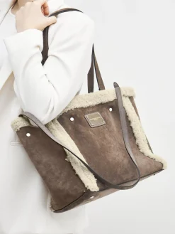 – Shopper aus Textil in Taupe-Konstantin Starke New