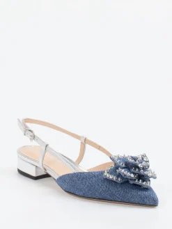 – Slingback-Ballerinas aus Denim-Konstantin Starke Hot