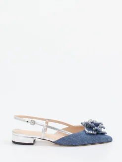 – Slingback-Ballerinas aus Denim-Konstantin Starke Hot