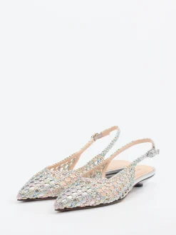 – Slingback-Ballerinas aus Flechtleder color-Konstantin Starke Hot