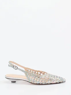 – Slingback-Ballerinas aus Flechtleder color-Konstantin Starke Hot