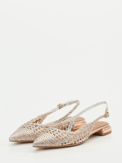 – Slingback-Ballerinas aus Flechtleder Roségold-Konstantin Starke Hot