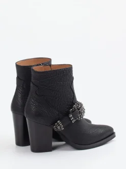 – Stiefelette aus geprägtem Leder-Konstantin Starke Discount