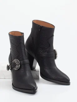 – Stiefelette aus geprägtem Leder-Konstantin Starke Discount