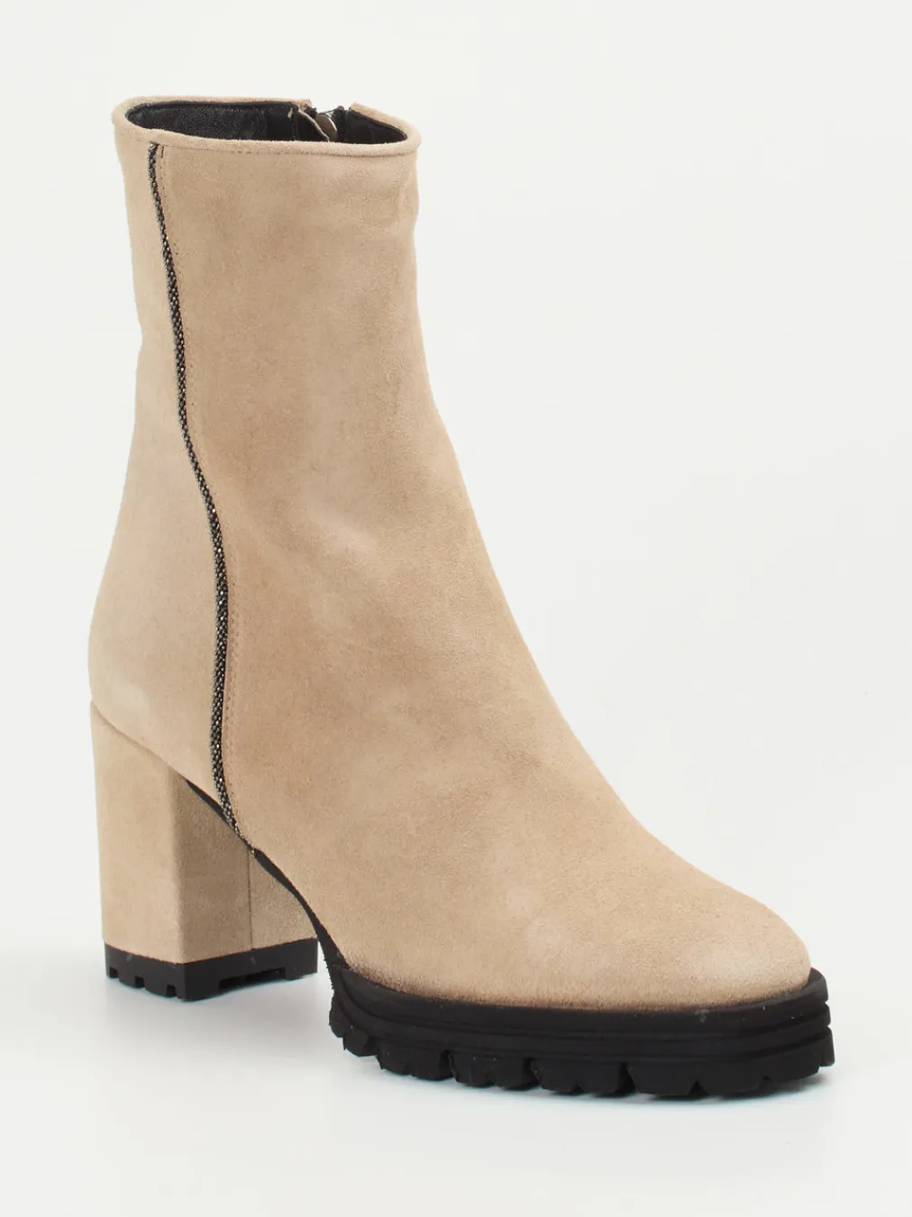 – Stiefeletten aus Veloursleder-Konstantin Starke Online