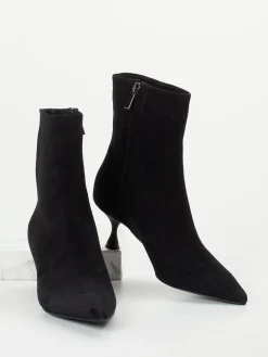 – Stiefelette aus Veloursleder-Konstantin Starke New