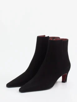 – Stiefelette aus Veloursleder-Konstantin Starke Sale