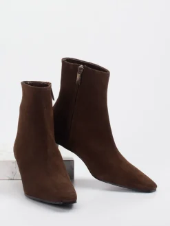 – Stiefeletten aus Veloursleder schoko-Konstantin Starke Discount