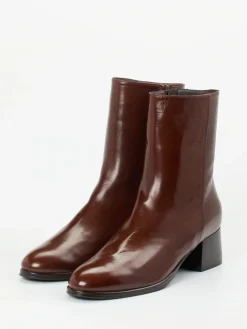 – Stiefeletten aus Lammleder schoko-Konstantin Starke Clearance