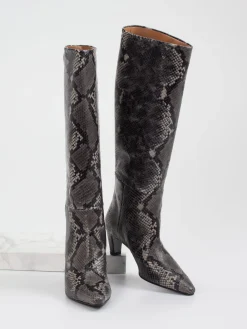 – Stiefel aus geprägtem Leder-Konstantin Starke Online