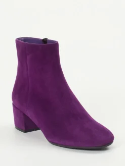 – Stiefelette aus Veloursleder Violett-Konstantin Starke Best