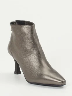 – Stiefelette aus Metallicleder-Konstantin Starke Discount