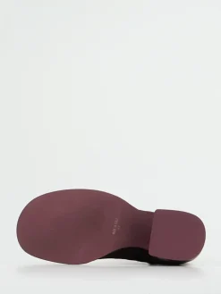 – Stiefeletten aus Veloursleder Bordeaux-Konstantin Starke Outlet