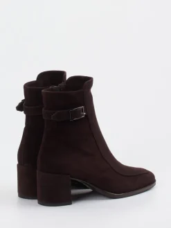 – Stiefeletten aus Veloursleder Dunkel-Konstantin Starke Hot