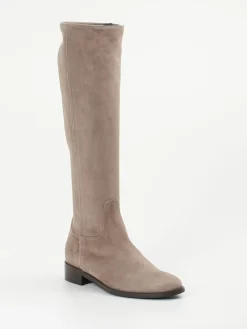 – Stiefel aus Veloursleder in Taupe-Konstantin Starke