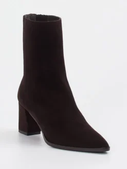 – Stiefeletten aus Veloursleder Dunkel-Konstantin Starke Sale