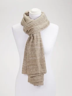– Strickschal aus Textil in Beige-Konstantin Starke