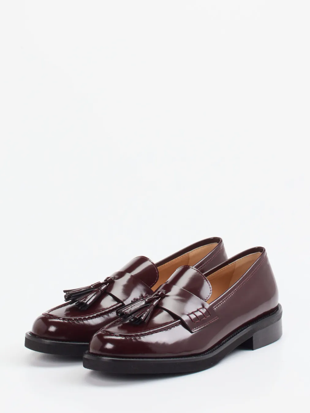 – Tassel Loafer aus Hochglanzleder bordeaux-Konstantin Starke Hot