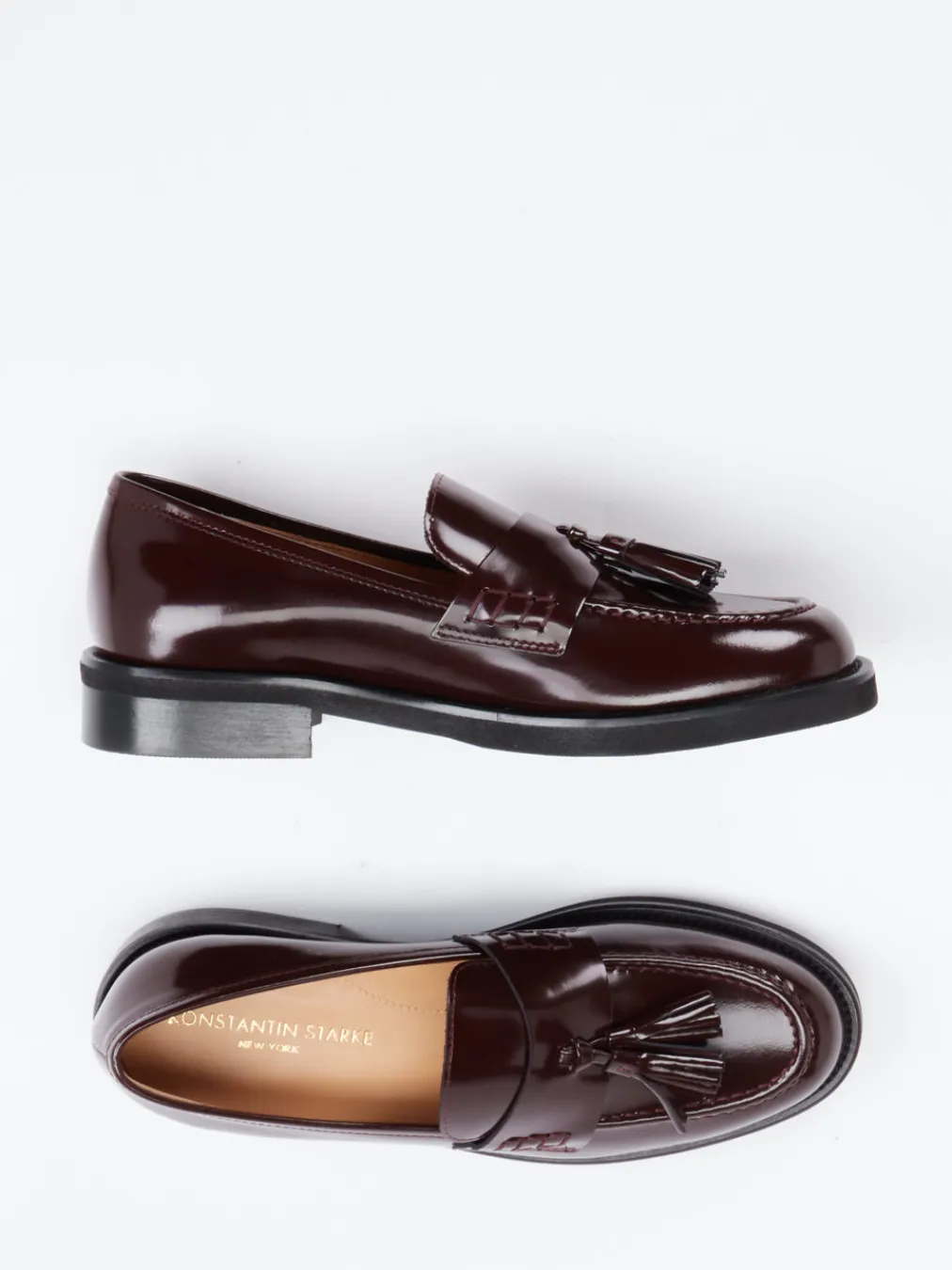 – Tassel Loafer aus Hochglanzleder bordeaux-Konstantin Starke Hot