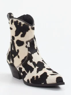 – Western-Stiefeletten aus Ponyfell-Konstantin Starke Clearance