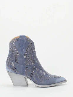 – Western-Stiefelette aus Veloursleder-Konstantin Starke Sale