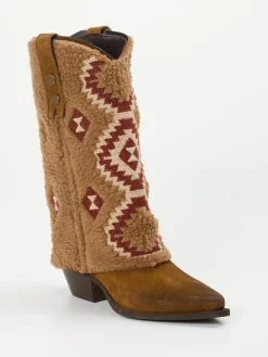 – Western Boots aus Veloursleder-Konstantin Starke Hot