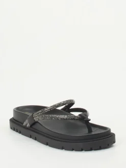 – Zehentrenner aus Metallic-Textil-Konstantin Starke Best