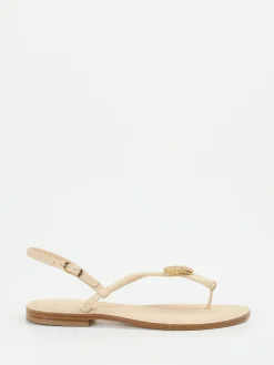 – Zehentrenner aus Textil und Leder-Konstantin Starke Sale