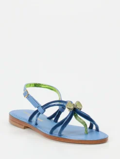 – Zehentrenner-Sandale aus Veloursleder-Konstantin Starke Outlet