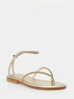 – Zehentrenner-Sandale aus Metallicleder-Konstantin Starke Discount