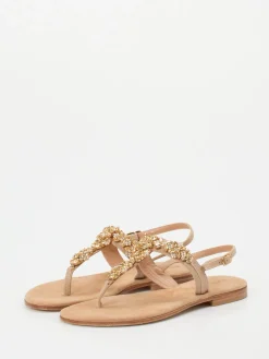 – Zehentrenner-Sandale aus Glattleder-Konstantin Starke New