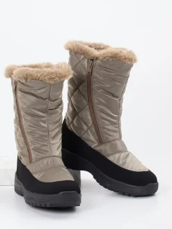– Winterstiefel aus Nylon in Taupe-Lackner Hot