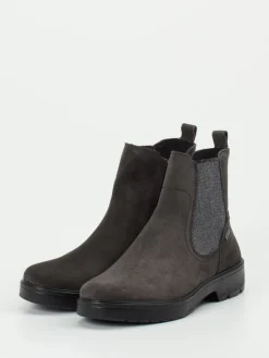 – Chelsea Boots aus Veloursleder Anthrazit-Legero Sale