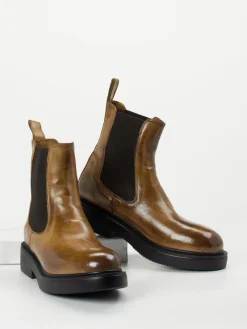 – Chelsea Boots aus Büffelleder cognac-Lemargo Hot