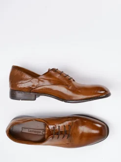 – Derby-Schnürschuh aus Kalbleder cognac-Lemargo Best