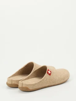 – Filzpantoffel aus Wolle beige-Living Kitzbühel