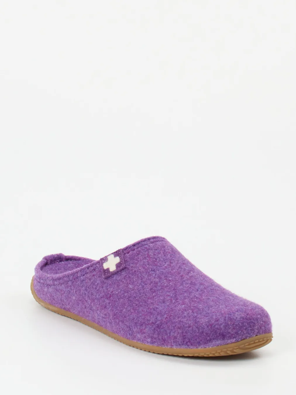 – Filzpantoffeln aus Schurwolle violett-Living Kitzbühel Outlet