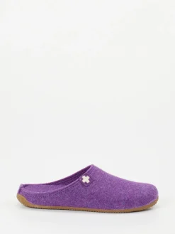 – Filzpantoffeln aus Schurwolle violett-Living Kitzbühel Outlet