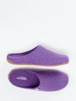 – Filzpantoffeln aus Schurwolle violett-Living Kitzbühel Outlet