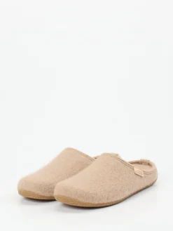 – Filzpantoffeln aus Wolle beige-Living Kitzbühel Best