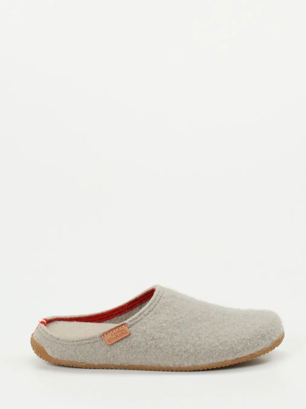 – Filzpantoffeln aus Wolle hellgrau-Living Kitzbühel